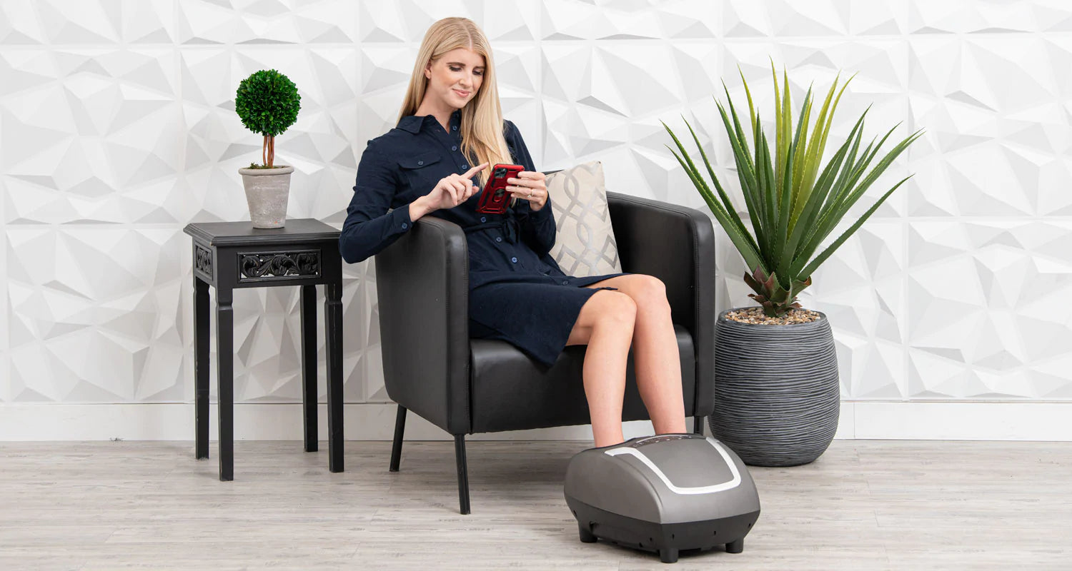 A relevant stock photo of foot massager manufacturer in a typical setting.