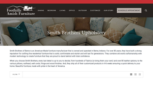 Smith Brothers Upholstery - Foothills Amish Furniture - smith brothers furniture company