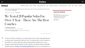 Best Couches 2025 - Forbes Vetted - best couch manufacturer