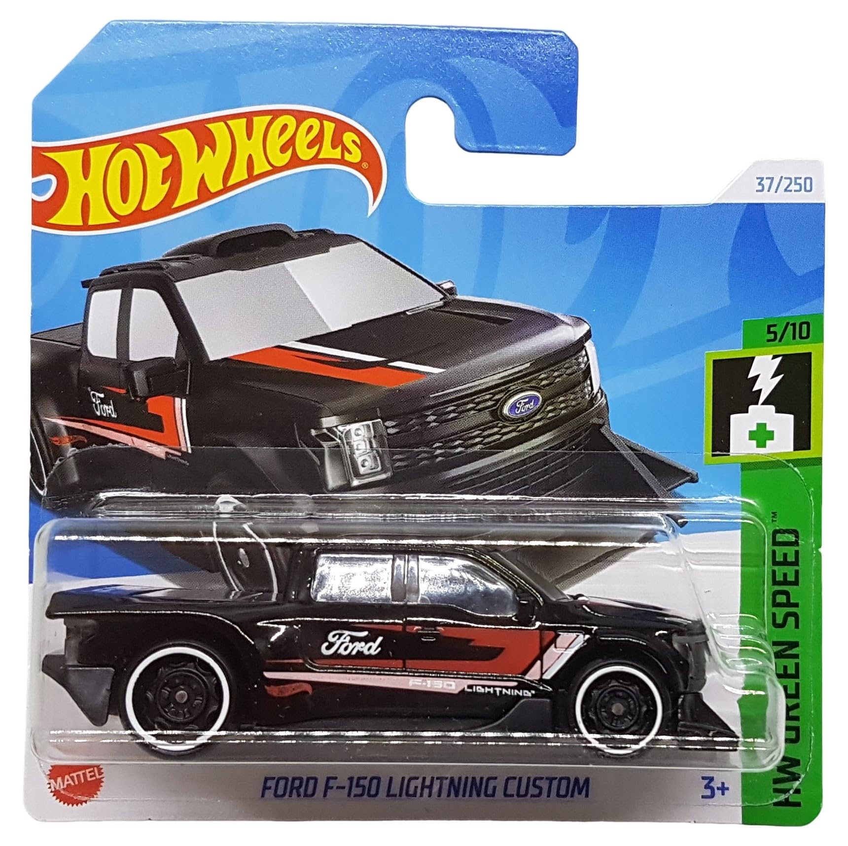 A relevant stock photo of ford f 150 lightning custom in a typical setting.
