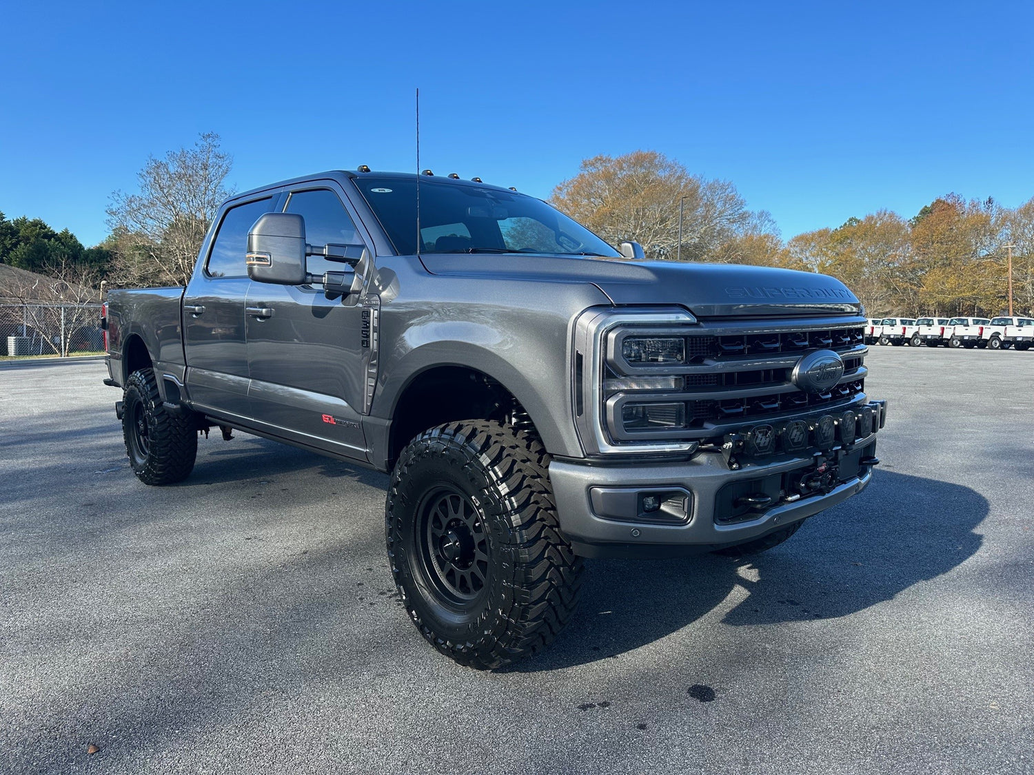 A relevant stock photo of ford f350 custom in a typical setting.