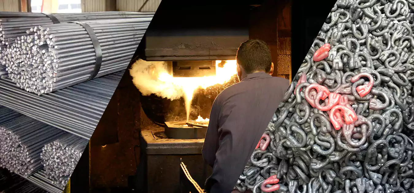 A relevant stock photo of forging china in a typical setting.