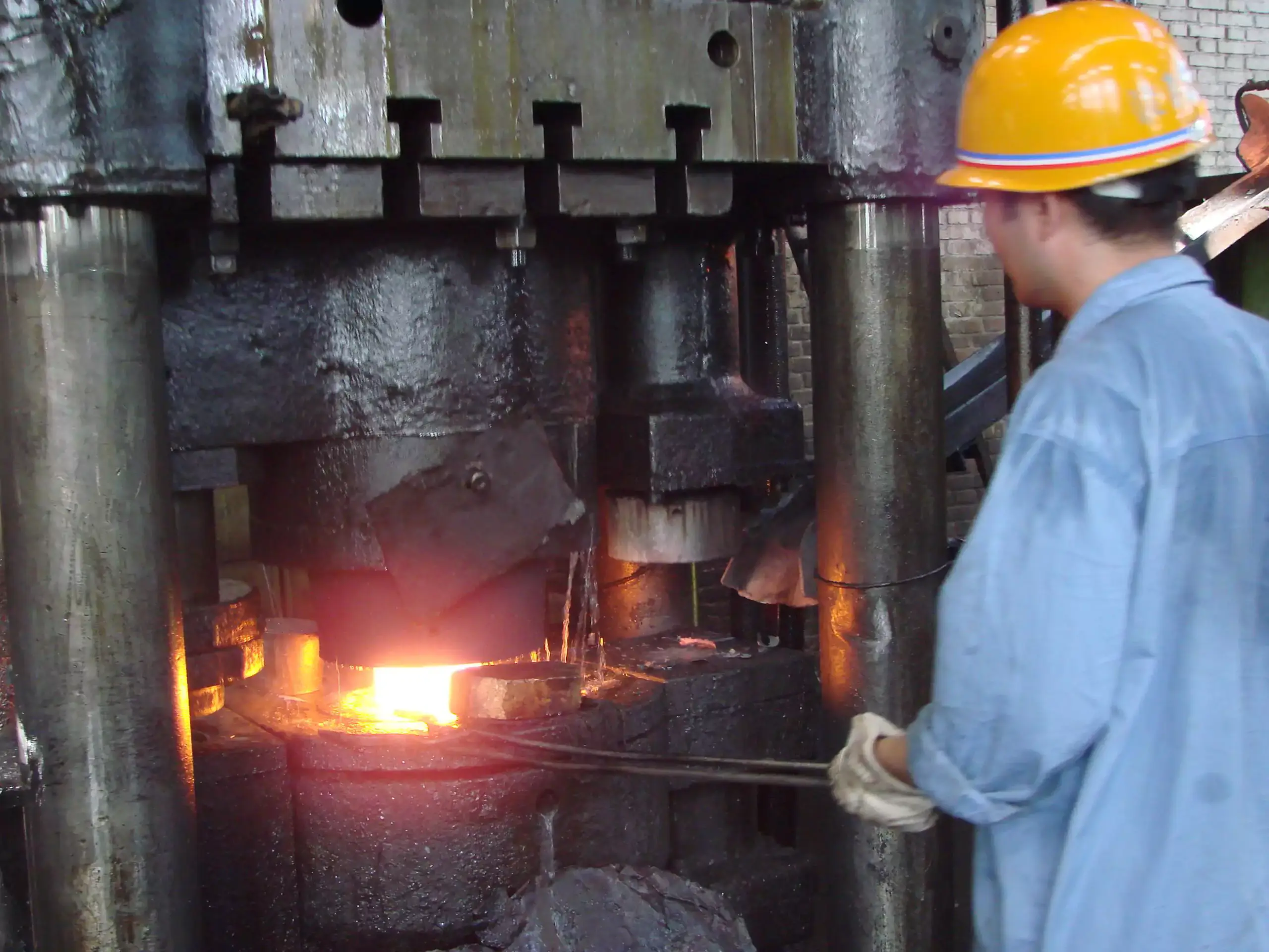 A relevant stock photo of forging china in a typical setting.