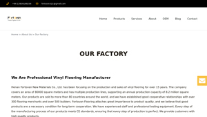 Our Factory - waterproof vinyl flooring factory