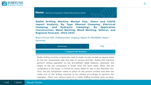 Radial Drilling Machine Market Size, Industry Share, Forecast, 2032 - radial drilling machine company