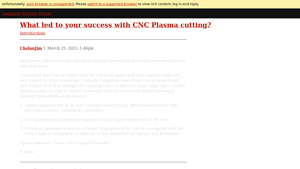 What led to your success with CNC Plasma cutting? - Introductions - plasma cutting machine factory