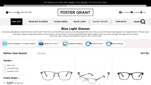 Blue Light Glasses | Computer Glasses | Digital Glasses - Foster Grant - best blue light glasses company