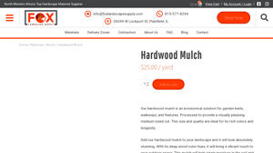 Hardwood Mulch | Fox Landscape Supply - hardwood bulk