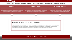 Foam Products Corporation | Foam Product Supply, Distribution, Fabrication - foam manufacturer