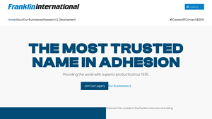 Home - Franklin International - adhesive glue manufacturer