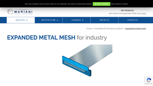 EXPANDED METAL MESH for industry - Fratelli Mariani - expanded metal sheet factory
