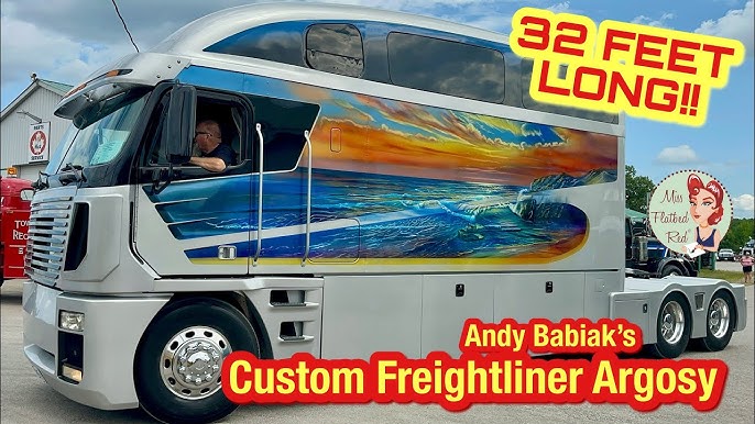 A relevant stock photo of freightliner argosy custom in a typical setting.