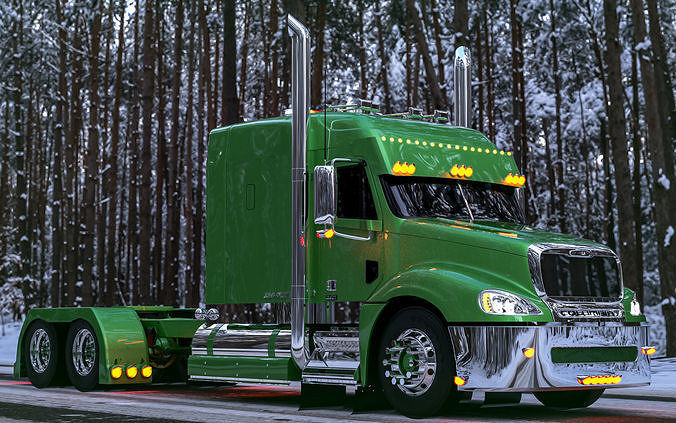 A relevant stock photo of freightliner columbia custom in a typical setting.