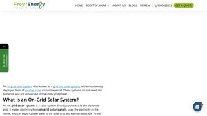 Advantages of On Grid solar system for Home | Freyr Energy - on grid solar system factory