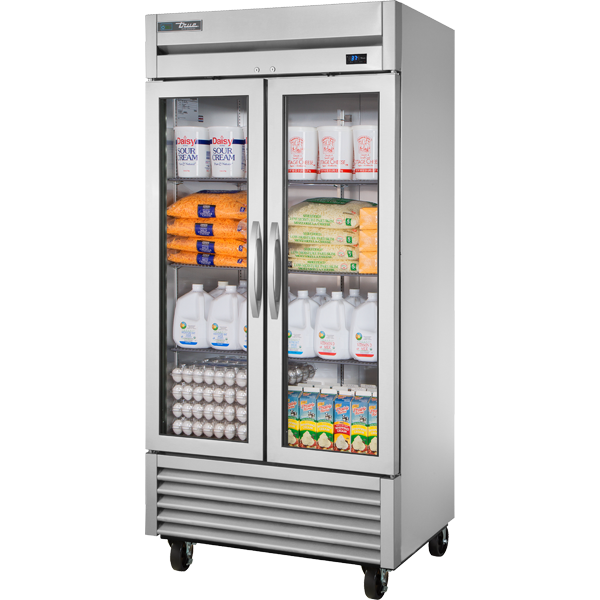 A relevant stock photo of fridge manufacturer in a typical setting.