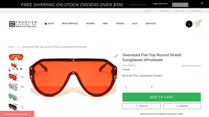 P30331 Oversized Shield Wholesale Sunglasses - oversized sunglasses bulk