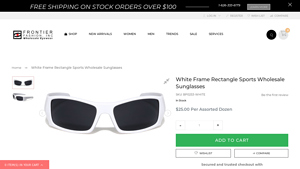 BP0253-WHITE White Rectangle Sports Wholesale Sunglasses - white sunglasses bulk