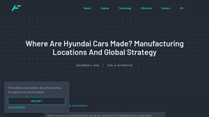 Where Are Hyundai Cars Made? Manufacturing Locations And Global ... - hyundai country manufacturer