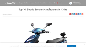 Top 10 electric scooter manufacturers in China - electric scooter manufacturer