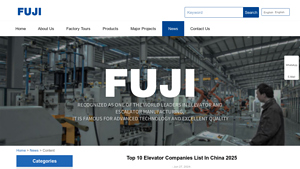 Top 10 Elevator Companies List in China 2025 - fuji-hd.com - elevator manufacturer