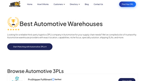 Best Automotive 3PL Providers (2025) - automotive warehouse company