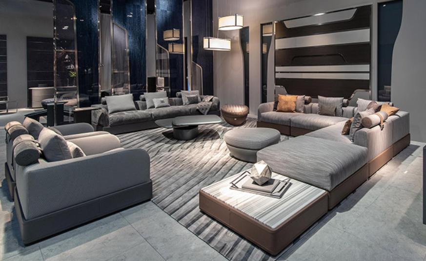 A relevant stock photo of furnishings china in a typical setting.