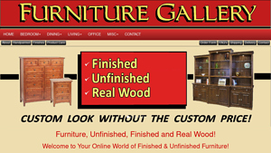 Unfinished Furniture - Furniture Gallery's Unfinished Furniture ... - unfinished furniture factory
