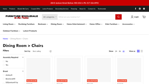 Dining Room > Chairs - Furniture Wholesale to the Public - dining chairs bulk
