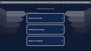 futon-factory.com - futon factory