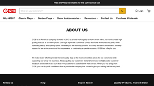 ABOUT US - G128store.com - flag manufacturer