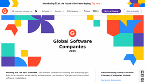 Global Software Companies for 2025 - G2 - software manufacturer
