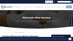 Custom Electronic Wiring Harness Manufacturer - Galaxy - wiring harness manufacturer