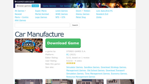 Car Manufacture Download - GameFabrique - car manufacturer game