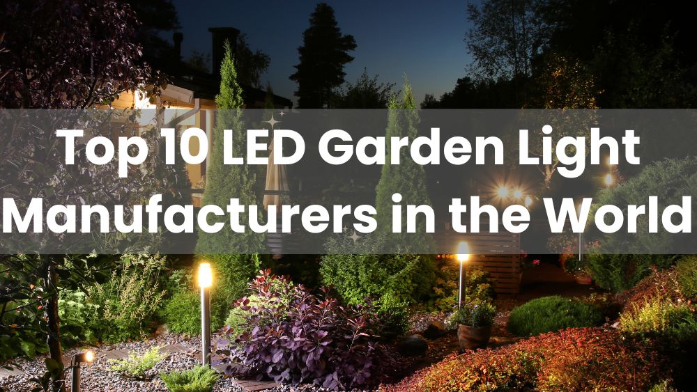 A relevant stock photo of garden light manufacturer in a typical setting.