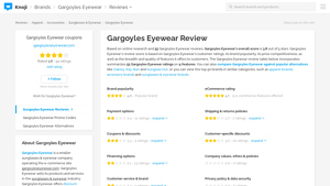 Gargoyles Eyewear Review | Gargoyleseyewear.com Ratings ... - gargoyle sunglasses company