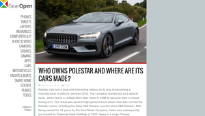 Who Owns Polestar And Where Are Its Cars Made? - polestar manufacturer