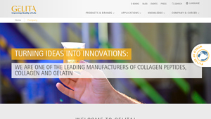 GELITA - manufacturer of collagen peptides, collagen, gelatin - collagen manufacturer