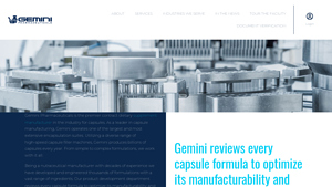 Top Quality Capsule Manufacturer | Gemini Pharmaceuticals - capsule manufacturer