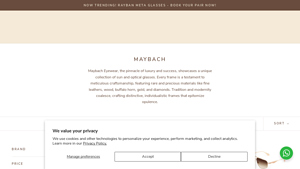 Buy Luxury Maybach Sunglasses & Optical Frames Online - maybach sunglasses company
