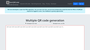 The Free Bulk QR Code Generator. - GenQRCode - qr code generator bulk