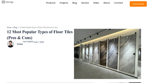12 Most Popular Types of Floor Tiles (Pros & Cons) - best tiles for floor company
