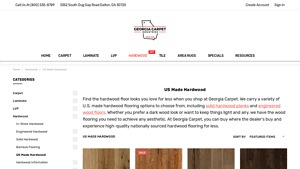 U.S. Made Hardwood Flooring - Georgia Carpet Industries - solid wood flooring company