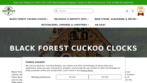 Cuckoo Clocks from Germany - Authentic Black Forest / VdS Certified - cucoo clocks direct from manufacturer germany