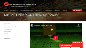 Metal Laser Cutting Services | Germantown Tool & Manufacturing - metal laser cutter factory