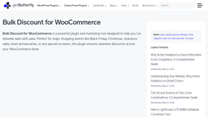 Bulk Discount for WooCommerce - getButterfly - bulk discounting by manufacturer woocommerce