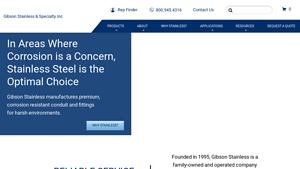 Gibson Stainless & Specialty Inc. - stainless steel fittings factory