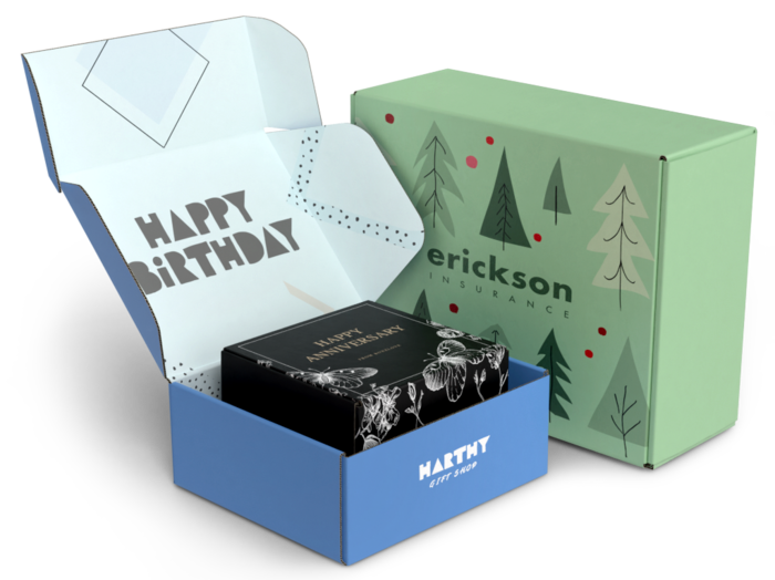 A relevant stock photo of gift box supplier in a typical setting.