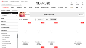 Prima Donna lingerie large size high-end - Glamuse - prima donna bra company