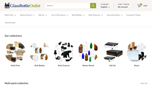 Glass Bottle Outlet - The Widest Selection of Glass Bottles - glass jar bulk