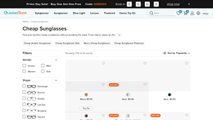 Stylish & Affordable Cheap Sunglasses Online - GlassesShop - cheap sunglasses company